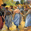The Roundelay 1892 Painting by Camille Pissarro Art Print (6 Sizes)