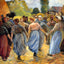 The Roundelay art print by Camille Pissarro (1892)