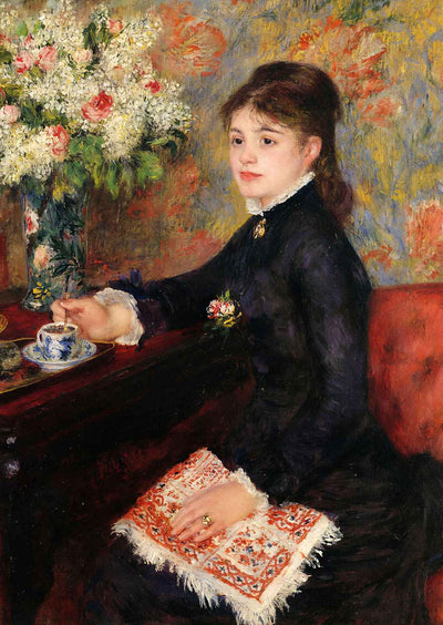 The Cup of Chocolate 1878 Painting by Pierre-Auguste Renoir Art Print (6 Sizes)
