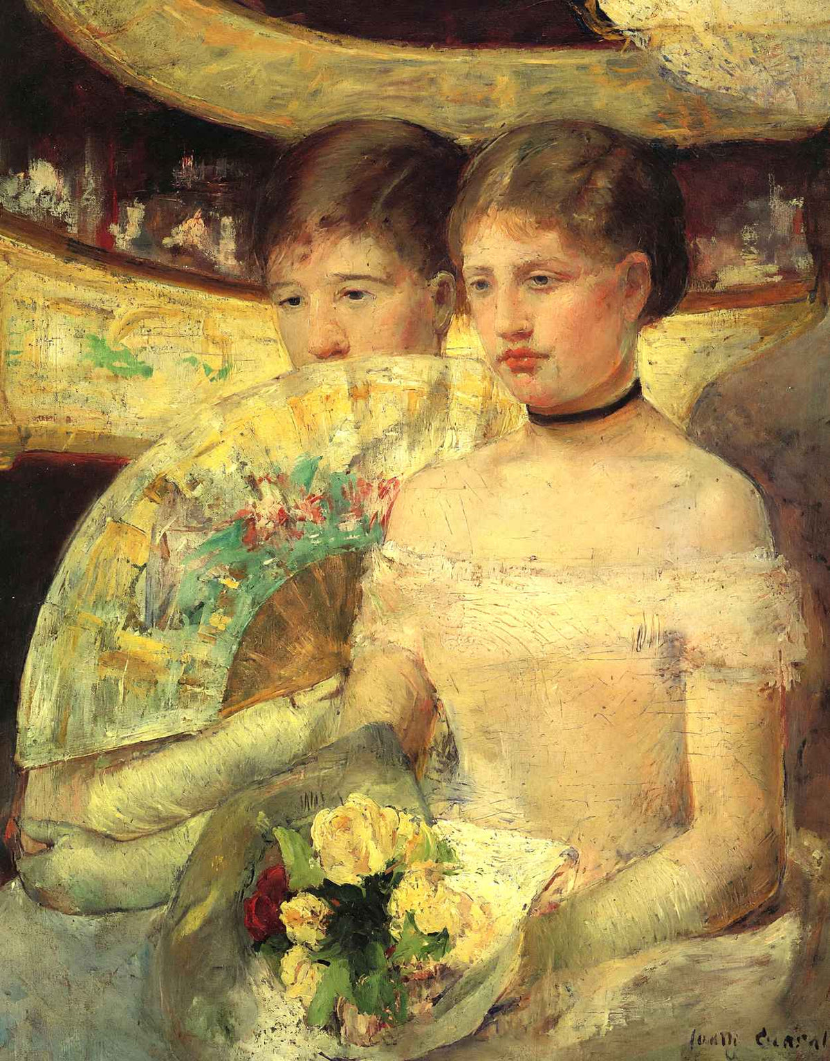 The Loge Fine Art Print 1880 Painting by Mary Cassatt (6 Sizes) - Archival Paper