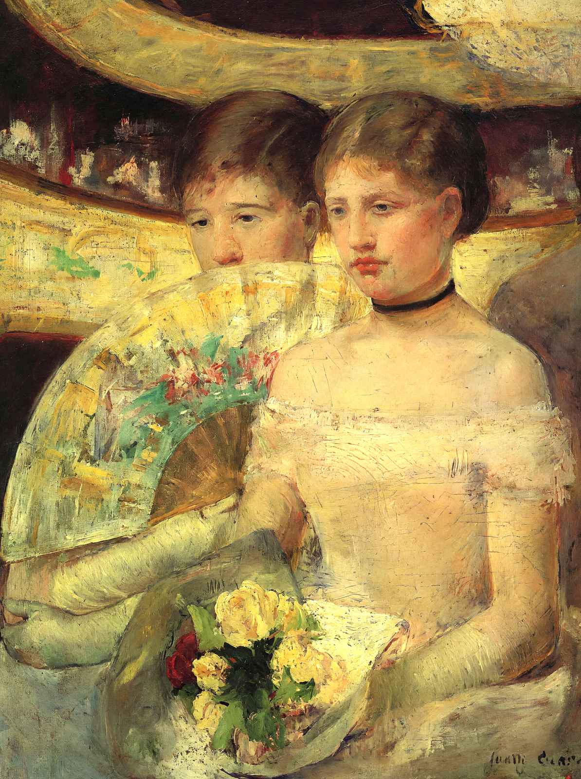 The Loge Fine Art Print 1880 Painting by Mary Cassatt (6 Sizes) - Archival Paper
