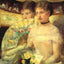 The Loge art print by Mary Cassatt (1880)