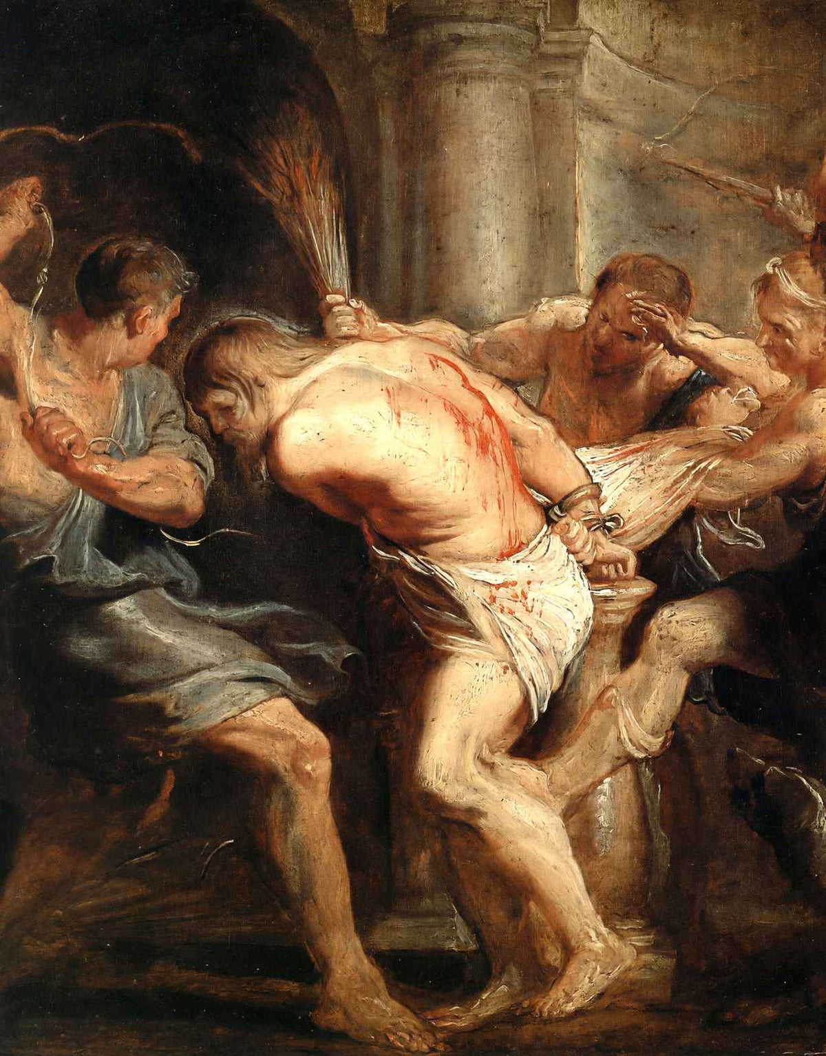 The Flagellation of Fine Art Print Christ by Peter Paul Rubens (6 Sizes)