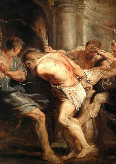 The Flagellation of Fine Art Print Christ by Peter Paul Rubens (6 Sizes)