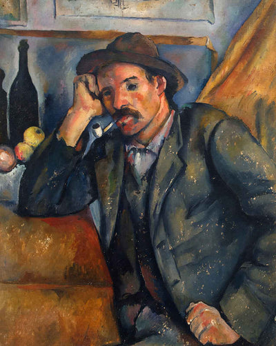 The Smoker fine art print by Paul Cezanne (1890)