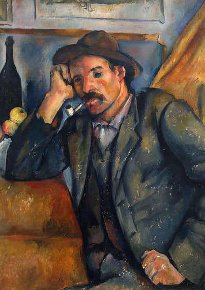 The Smoker 1890 Painting by Paul Cezanne Fine Art Print (6 Sizes) - High Quality