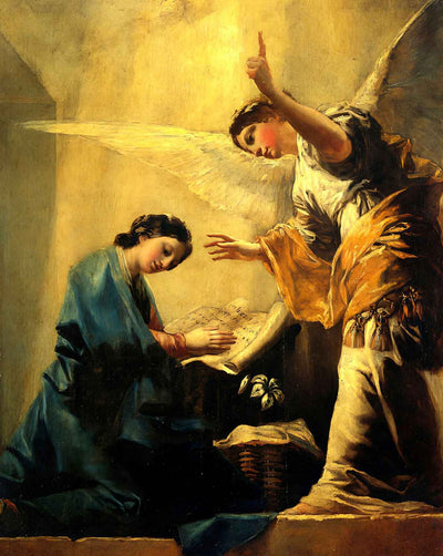 The Annunciation painting print by Francisco Goya (1785)