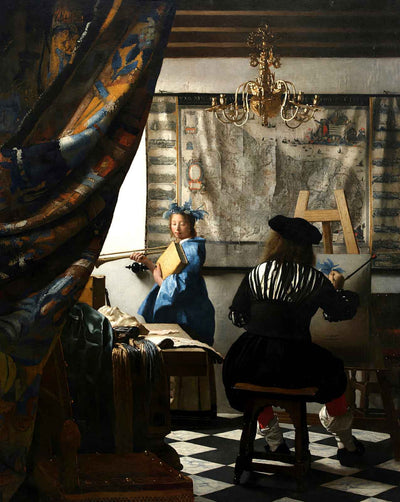 The Art of Painting painting by Johannes Vermeer (1668)