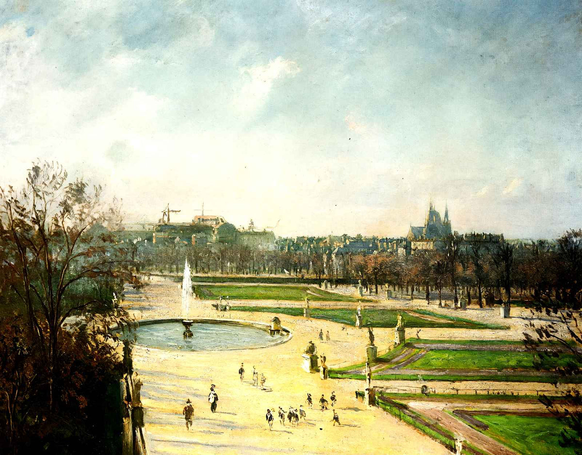 The Tuileries Gardens, Afternoon, Sun Art Print 1900 by Pissarro (6 Sizes)