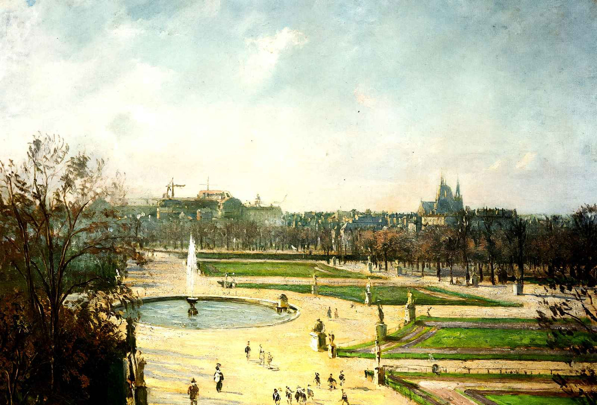 The Tuileries Gardens, Afternoon, Sun Art Print 1900 by Pissarro (6 Sizes)