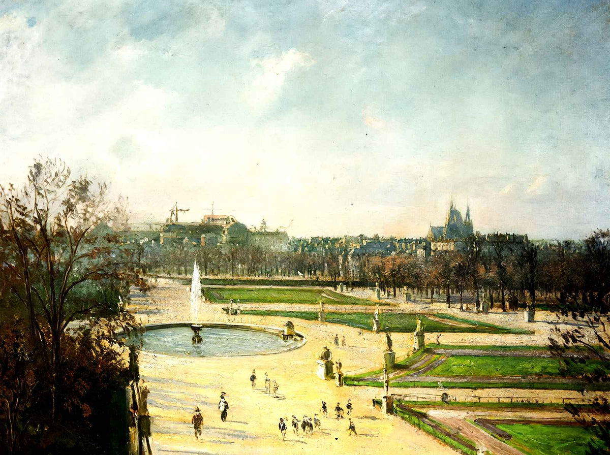 The Tuileries Gardens, Afternoon, Sun Art Print 1900 by Pissarro (6 Sizes)