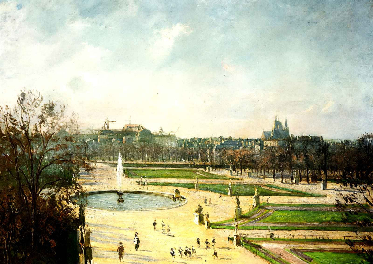 The Tuileries Gardens, Afternoon, Sun Art Print 1900 by Pissarro (6 Sizes)