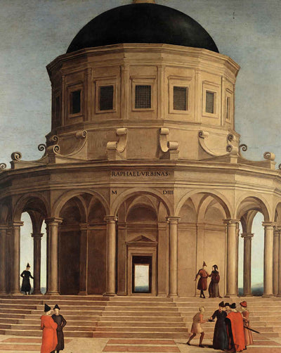 The Marriage of the Virgin (Detail) painting by Raphael (1504)