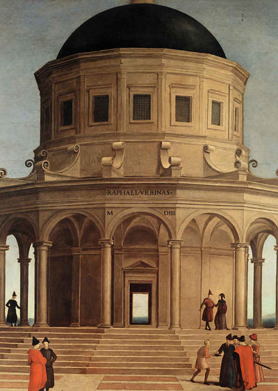 The Marriage of the Virgin (Detail) Fine Art Print 1504 by Raphael (6 Sizes)