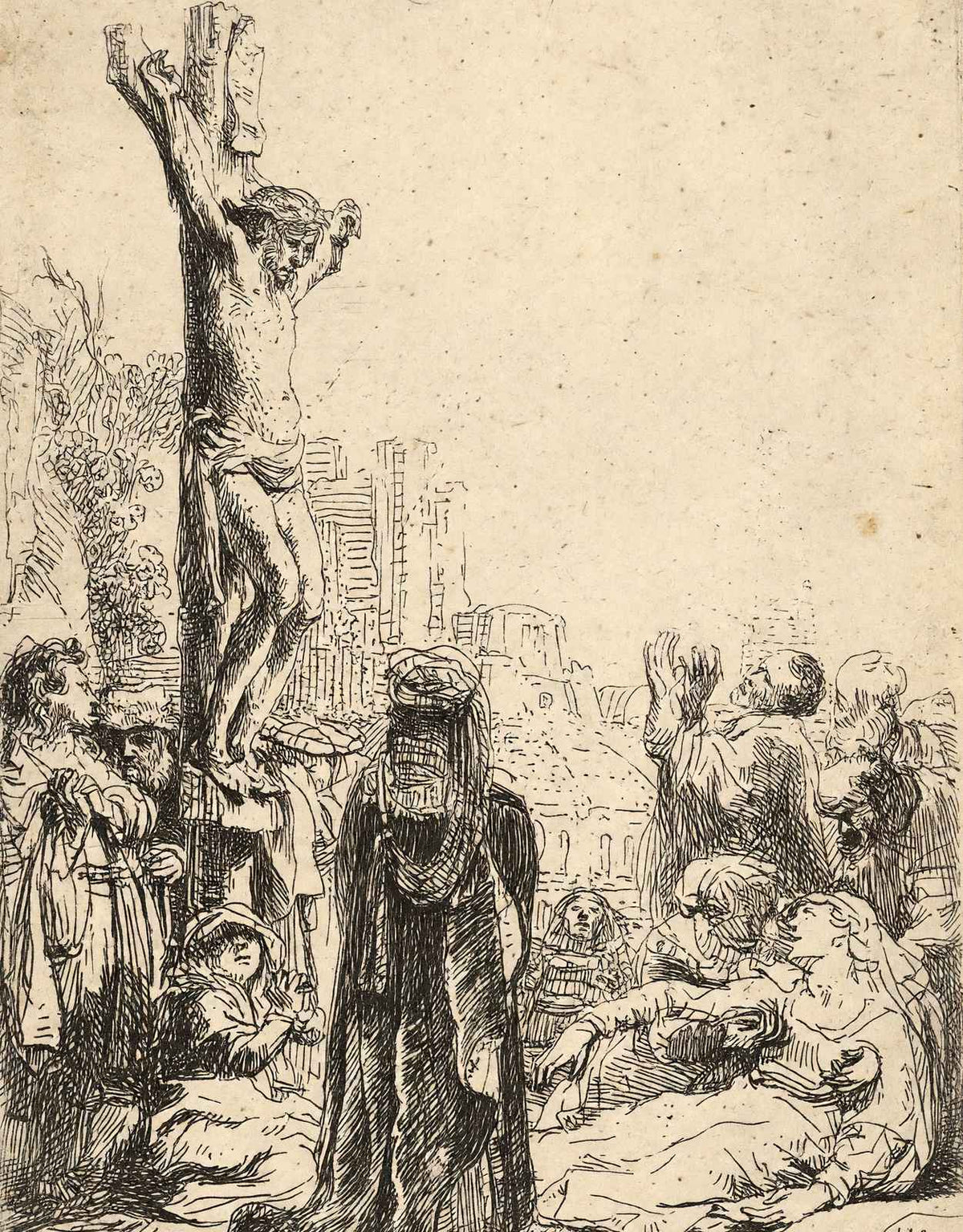 The Tribute Money 1635 Drawing by Rembrandt Art Print (6 Sizes) - High Quality