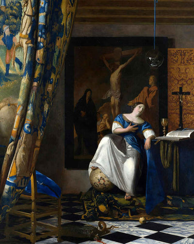 The Allegory of Faith painting by Johannes Vermeer