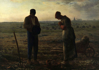 The Angelus Painting by Jean-François Millet Premium Art Print (6 Sizes)