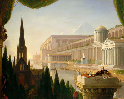 The Architect's Dream fine art print by Thomas Cole (1840)