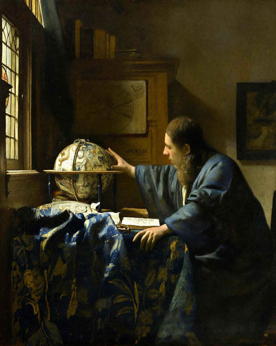 The Astronomer art print by Johannes Vermeer