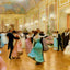 The Ball or An Elegant Evening by Victor Gilbert Fine Art Print (6 Sizes)