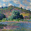 The Banks of the Seine at Port-Villez 1885 by Claude Monet Art Print (6 Sizes)