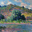 The Banks of the Seine at Port-Villez 1885 by Claude Monet Art Print (6 Sizes)