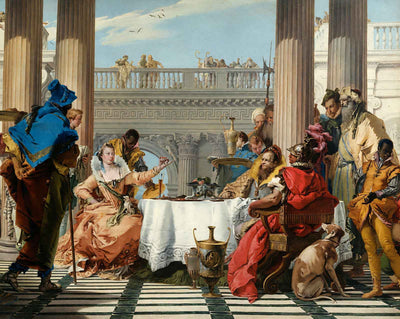The Banquet of Cleopatra art print by Giambattista Tiepolo (1743)