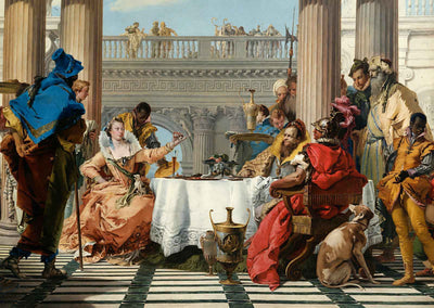 The Banquet of Cleopatra 1743 by Giambattista Tiepolo Art Print (6 Sizes)