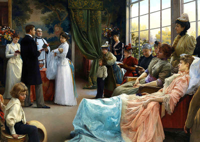 The Baptism Art Print 1892 Painting by Julius LeBlanc Stewart (6 Sizes)