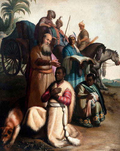 The Baptism of the Eunuch art print (1626)