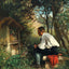 The Bee Friend Fine Art Print 1863 by Hans Thoma (6 Sizes) - Beehive, Beekeeper