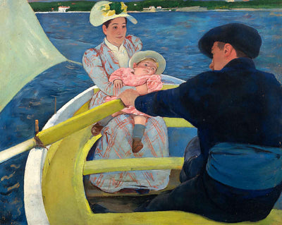 The Boating Party art print by Mary Cassatt (1893)