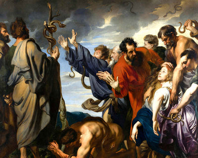 The Brazen Serpent painting by Anthony van Dyck