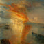 Burning of the Houses of Parliament (Cleveland) by Turner Art Print (6 Sizes)