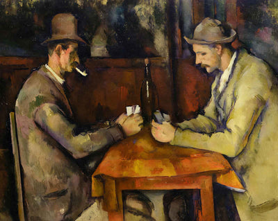 The Card Players fine art print by Paul Cezanne