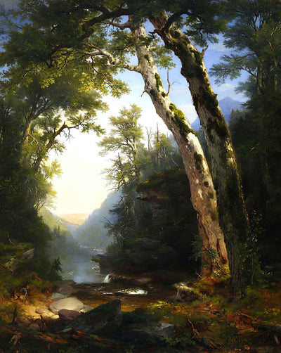 The Catskills art print by Asher Brown Durand