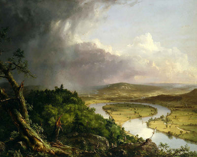 The Connecticut River art print by Thomas Cole