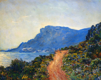 The Corniche of Monaco fine art print by Claude Monet (1884)