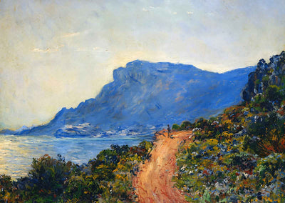 The Corniche of Monaco Art Print 1884 Painting by Claude Monet (6 Sizes)
