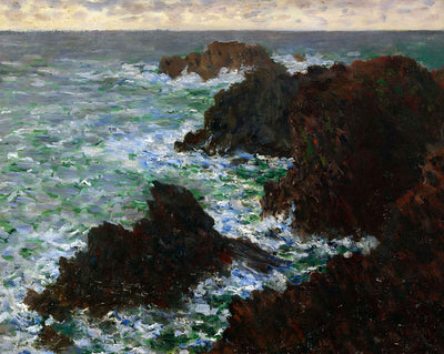 The Cote Sauvate fine art print by Claude Monet (1896)