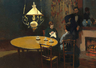 The Dinner Painting by Claude Monet Premium Art Print (6 Sizes)
