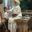 The Fountain Premium Art Print Painting by John Singer Sargent (6 Sizes)