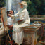 The Fountain Premium Art Print Painting by John Singer Sargent (6 Sizes)