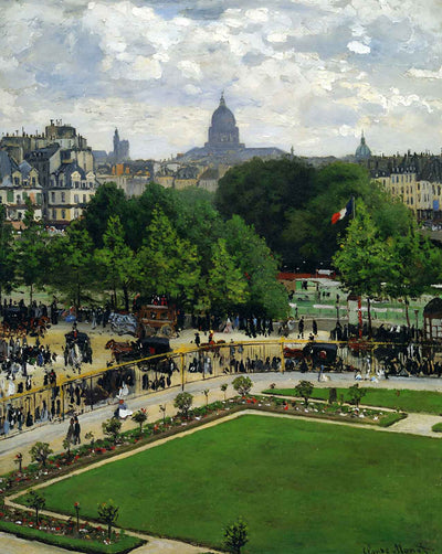 The Garden of the Princess painting by Claude Monet (1867)