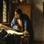 The Geographer Premium Art Print Painting by Johannes Vermeer (6 Sizes)