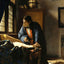 The Geographer painting print by Johannes Vermeer