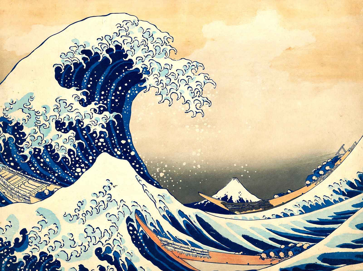 The Great Wave off Art Print Kanagawa by Katsushika Hokusai (6 Sizes)