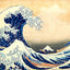 The Great Wave off Kanagawa fine art print by Katsushika Hokusai