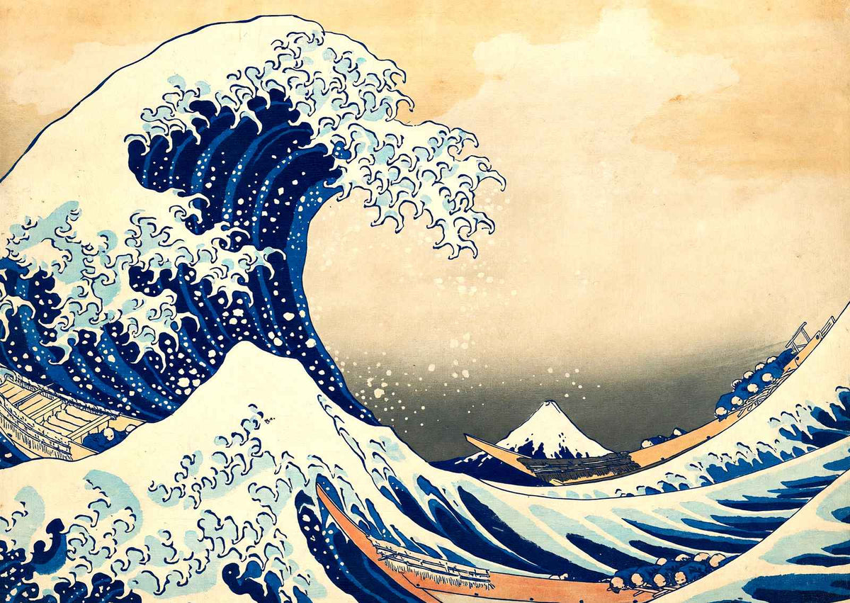 The Great Wave off Art Print Kanagawa by Katsushika Hokusai (6 Sizes)