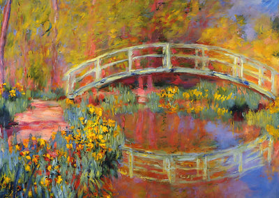 Japanese Bridge (The Bridge in Monet's Garden) 1895 by Monet Art Print (6 Sizes)